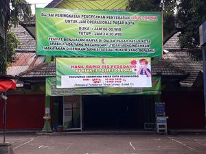 86 Pedagang Reaktif, Pasar Induk Bojonegoro Ditutup 7 Hari