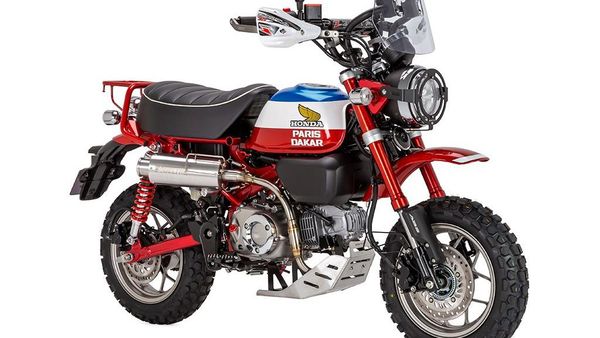 Potret Honda Monkey Berseragam Ala Pacuan Reli Dakar