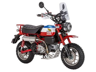 Potret Honda Monkey Berseragam Ala Pacuan Reli Dakar