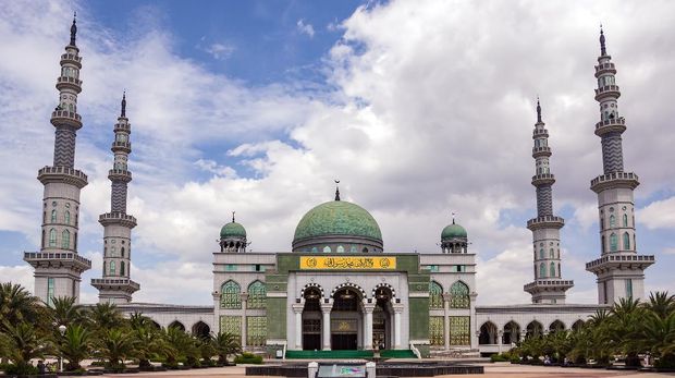 Grand Mosque of Shadian - Gejiu ,Yunnan, China. The Largest Mosque in East Asia
