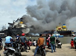 Cerita soal Korban Tewas Kapal Terbakar di Medan yang Baru Sehari Kerja