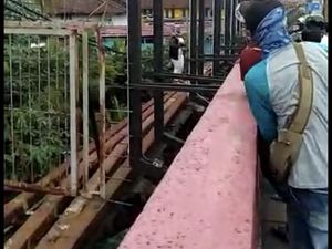 Warga Gagalkan Aksi Wanita Bunuh Diri dari Jembatan Merah Bogor