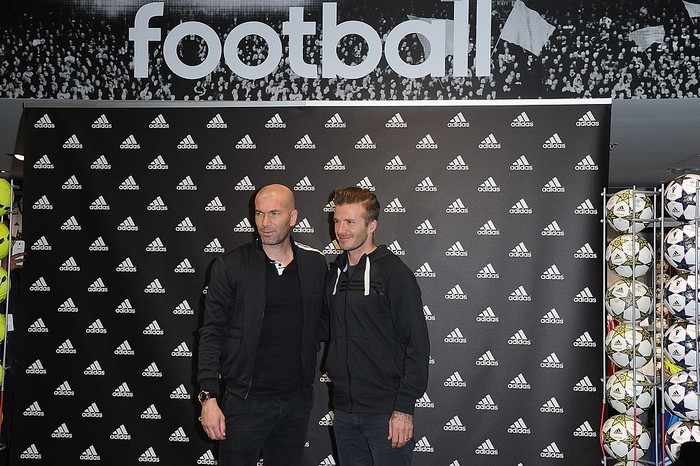 David Beckham dan Zinedine Zidane