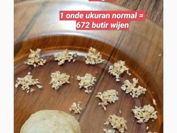 Kurang Kerjaan! Netizen Hitung Ratusan Biji Wijen pada Onde-onde
