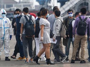 WNI ABK Kapal Pesiar MV Viking Orion Tiba di Jakarta