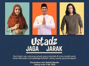 Ustadz Jaga Jarak Jalani Syuting dari Rumah di Tengah Pandemi