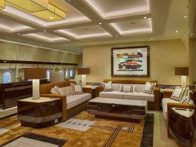 Ini Jeroan Jet Pribadi Terbesar di Dunia, Seperti Rumah Terbang