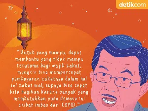 Jusuf Kalla: Percepat Bayar Zakat di Masa Pandemi COVID-19 Jusuf Kalla: Percepat Bayar Zakat di Masa Pandemi COVID-19