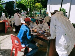300 Juru Parkir Makassar Ikuti Rapid Test, 3 Reaktif COVID-19