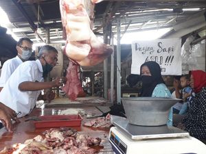 Imbas Babi, Omzet Pedagang Daging Sapi di Bandung Turun Drastis
