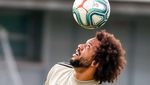 Foto: Aksi Pemain Real Madrid Merumput Lagi