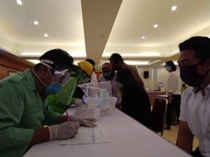 Cegah Klaster Baru, Puluhan Karyawan Otsuka dan Molindo Jalani Rapid Test