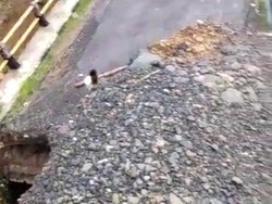 Jembatan di Lebak Ambles, Akses Menuju TNG Halimun Salak Terputus