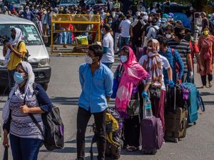 Ribuan Pekerja Migran di India Terpaksa Mudik Akibat Lockdown