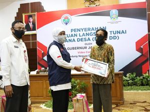 Khofifah Dorong Percepatan Penyaluran BLT Jatim Sebelum Idul Fitri