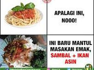 Jelang Lebaran, Meme Kangen Masakan Emak Beredar di Medsos