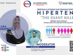 Ikuti Free Webinar soal Hipertensi The Silent Killer Bareng Dokter.my