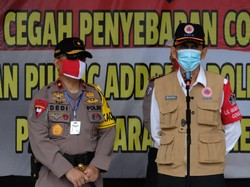 Serukan Aturan PSBB, Polda Kalteng Terjunkan 13 Kendaraan Public Address