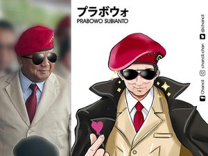 Keren Banget, Begini Jadinya Saat Jokowi hingga Prabowo Jadi Tokoh Anime