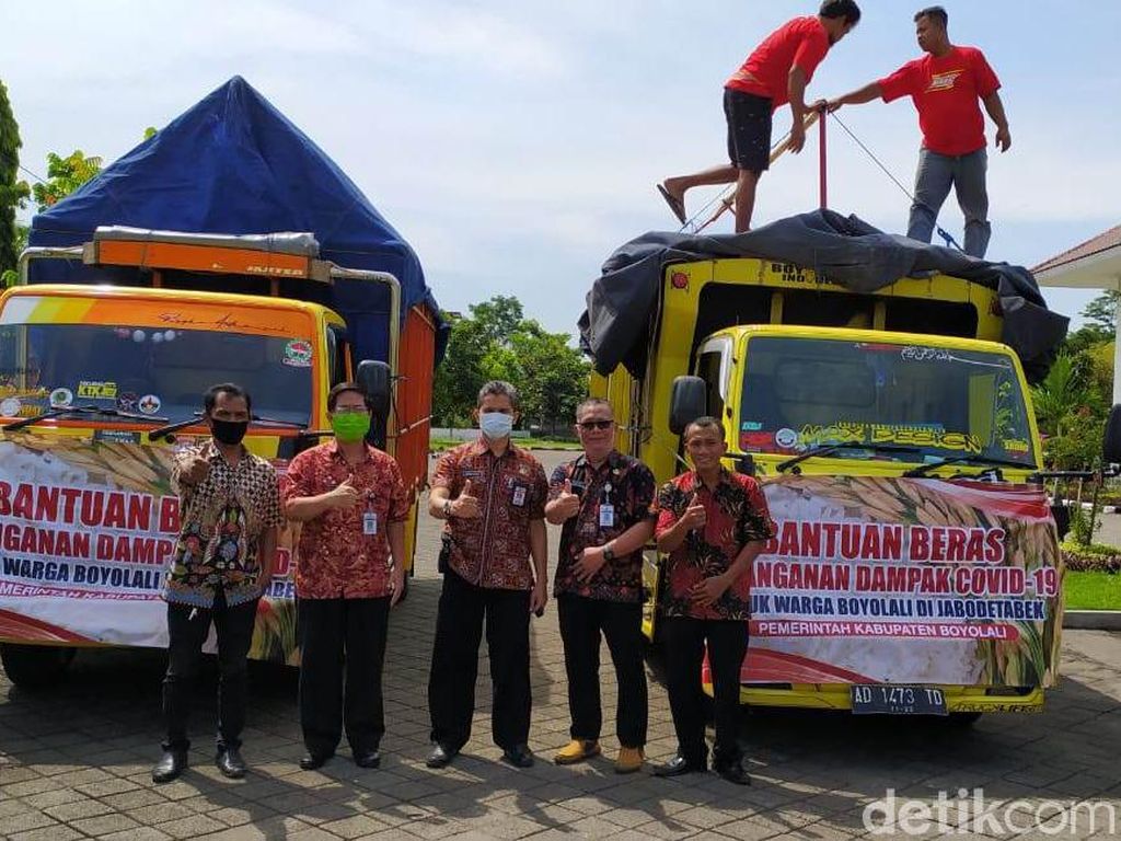 Pemkab Boyolali Kirim 10 Ton Beras untuk Warganya di Jabodetabek Pemkab Boyolali Kirim 10 Ton Beras untuk Warganya di Jabodetabek