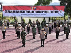 Polres Trenggalek Bagikan 13,6 Ton Beras Bantu Warga Terdampak Corona