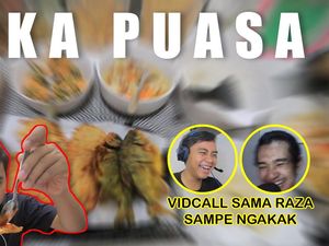 Keseruan Bagas Mantan Personil Super7 Saat Review Menu Buka Puasa