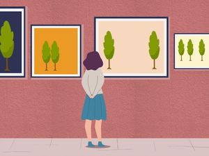 Pohon di Lukisan Bapak