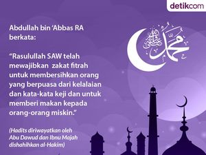 Tujuan Umat Islam Diwajibkan Zakat Fitrah Menurut Rasulullah SAW