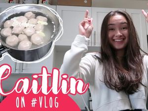 Tinggal Di Amerika, Caitlin Halderman Bikin Bakso Sendiri untuk Obat Rindu