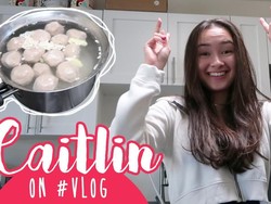 Tinggal Di Amerika, Caitlin Halderman Bikin Bakso Sendiri untuk Obat Rindu