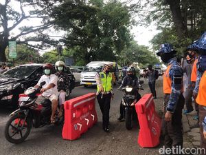 Simulasi Pengecekan Digelar di Batas Kota Malang Jelang PSBB, Hasilnya?