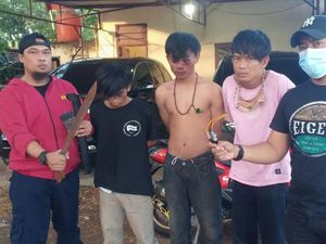 Satroni Rumah Warga Saat Sahur, 3 Maling di Makassar Diamuk Massa