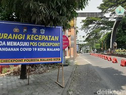 Jatuh di Minggu, Jalanan Lengang Saat PSBB Malang Raya Hari Pertama