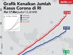 Ada 489 Kasus Hari Ini, Kurva Corona di RI Masih Fluktuatif