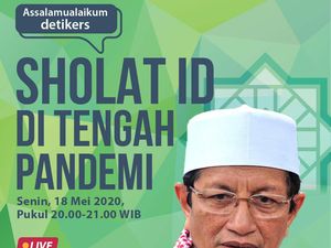 Prof Nasaruddin Umar Akan Jawab Pertanyaan Soal Sholat Id di Kala Pandemi