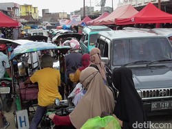 Di Tengah Pandemi Corona, Pasar Induk Polman Disesaki Warga