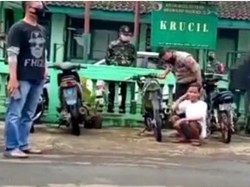 Viral Polisi Beri Hukuman Remaja Dengarkan Knalpot Brong Motornya