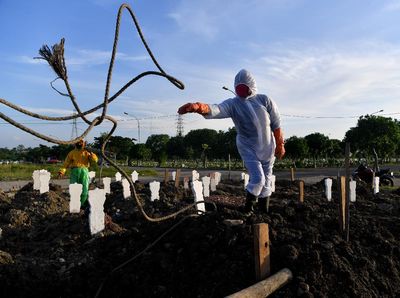 Begini Lahan Pemakaman Khusus COVID-19 di Surabaya