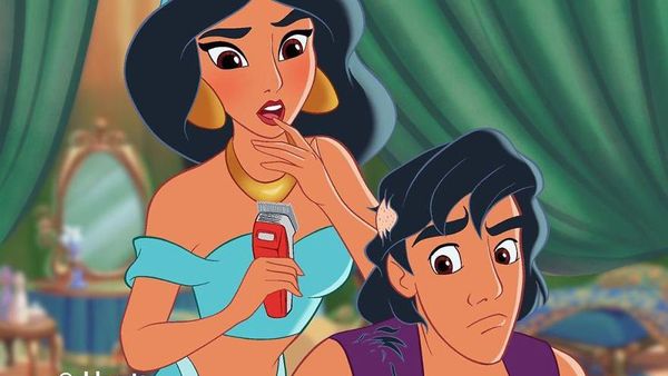 Foto: 10 Meme Kocak Ketika Cinderella Hingga Putri Jasmine Terdampak Corona