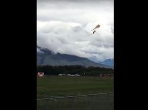 Detik-detik Pesawat Aerobatik Kanada Jatuh, Satu Orang Tewas Detik-detik Pesawat Aerobatik Kanada Jatuh, Satu Orang Tewas