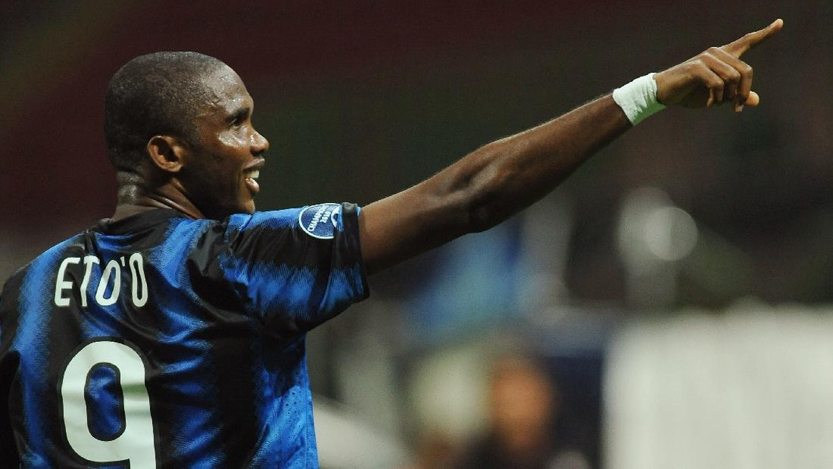 Samuel Etoo cinta mati dengan Inter Milan. (Foto: Getty Images/Valerio Pennicino)