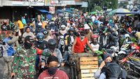 Ada PSBB, Pasar Anyar Bogor Hari Ini Masih Padat