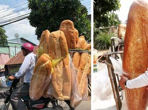 Wow! Ada Roti Sebesar Anak Kecil yang Populer di Vitenam Wow! Ada Roti Sebesar Anak Kecil yang Populer di Vitenam
