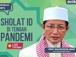 Live Streaming Prof Nasaruddin Umar: Salat Id di Tengah Pandemi