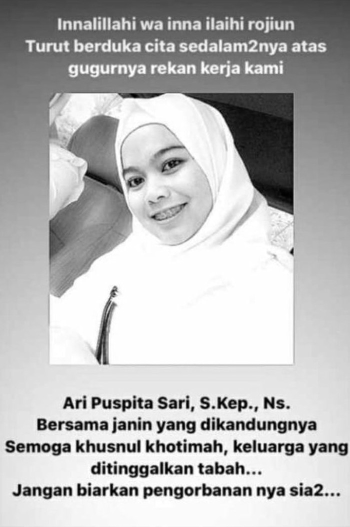 perawat rs royal meninggal dunia karena corona