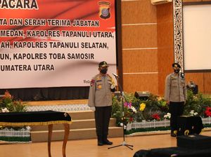 Kapolda Sumut Pimpin Sertijab Kapolrestabes Medan-Kapolres Taput