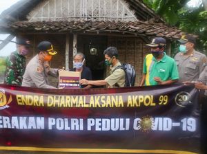 Warga Jombang Terdampak Wabah Corona Hingga ke Pelosok Dapat Bantuan