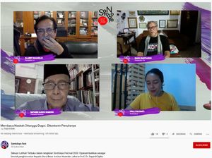 Sapardi Djoko Damono Ungkap Inspirasi Lakon Ditunggu Dogot Sapardi Djoko Damono Ungkap Inspirasi Lakon Ditunggu Dogot