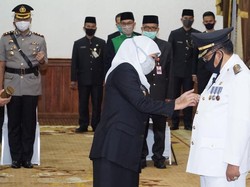 Akhirnya Gubenur Jatim Lantik Santoso Jadi Wali Kota Blitar