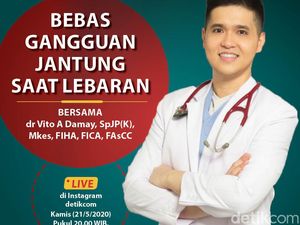 Jangan Lewatkan! Bincang Bareng Dokter Jantung Biar Tetap Sehat Berlebaran di Live IG Jangan Lewatkan! Bincang Bareng Dokter Jantung Biar Tetap Sehat Berlebaran di Live IG